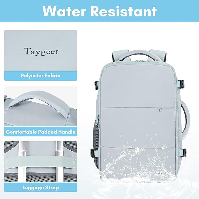 Taygeer Carry On Backpack, 35l Travel Backpack - Image 7
