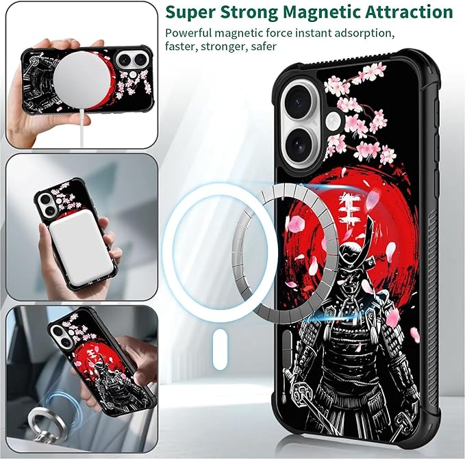 for iPhone 17 Case, for MagSafe Graphic Design for Girl Boy Soft Silicone Hard - Image 5