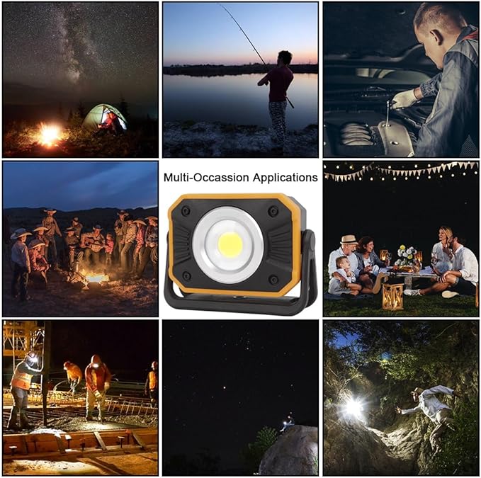 Sunzone Rechargeable LED Work Light, Portable Flood Light - Image 5