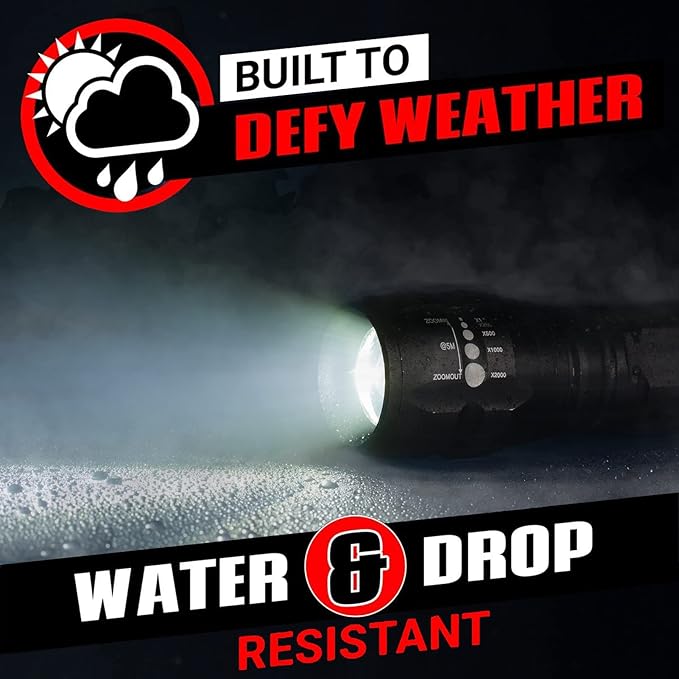 GearLight LED Flashlight Bright, Zoomable Tactical Flashlights - Image 3