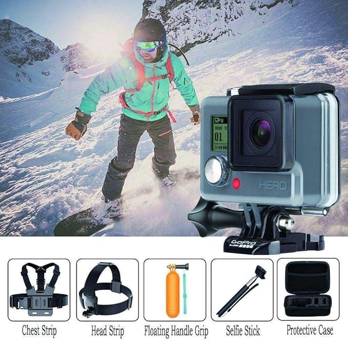 Navitech 18-in-1 Action Camera Accessories Combo Kit - Image 2