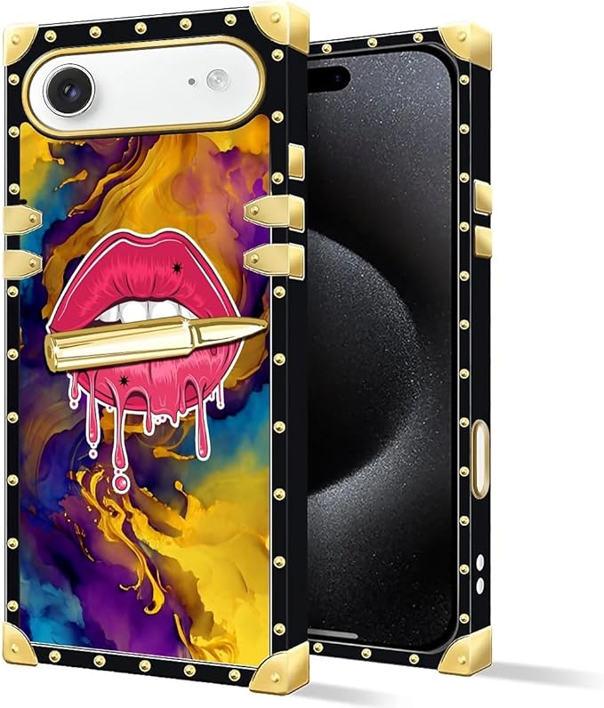 for iPhone 17 Air Case Luxury Golden Decoration - Image 2