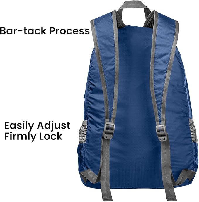 G4Free 20L Lightweight Packable Backpack Travel Hiking Daypack Foldable Backpack - Image 4