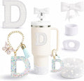 6PCS White Stanley Cup Accessories Set Fit by MOTEERLLU