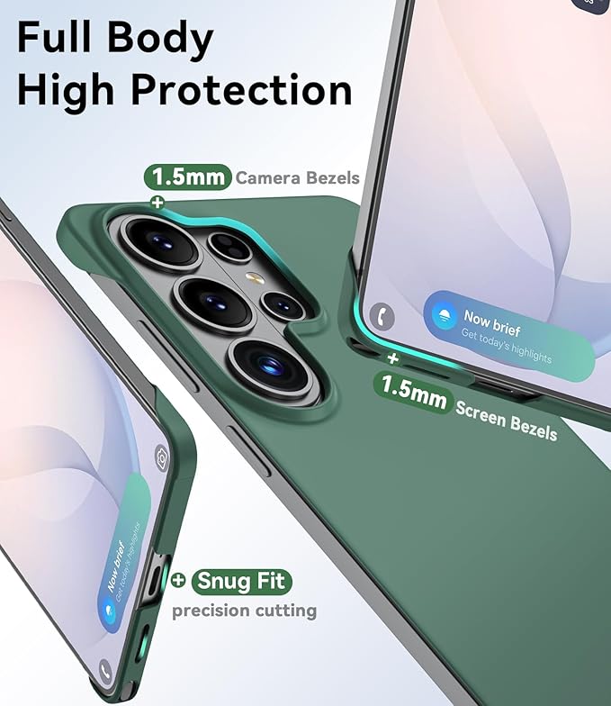 GRECAZO Slim Borderless for Samsung Galaxy S26 Phone Case 6.3" Ultra-Thin - Image 6