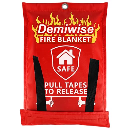 Fire Blanket - Thick Fire Blanket Fire Suppression Blanket - Fire Blankets by Demiwise