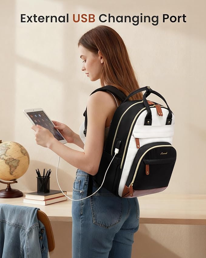 LOVEVOOK Backpack for Women, Laptop Backpack Women, Fits 17 Inch Laptop Bag - Image 2