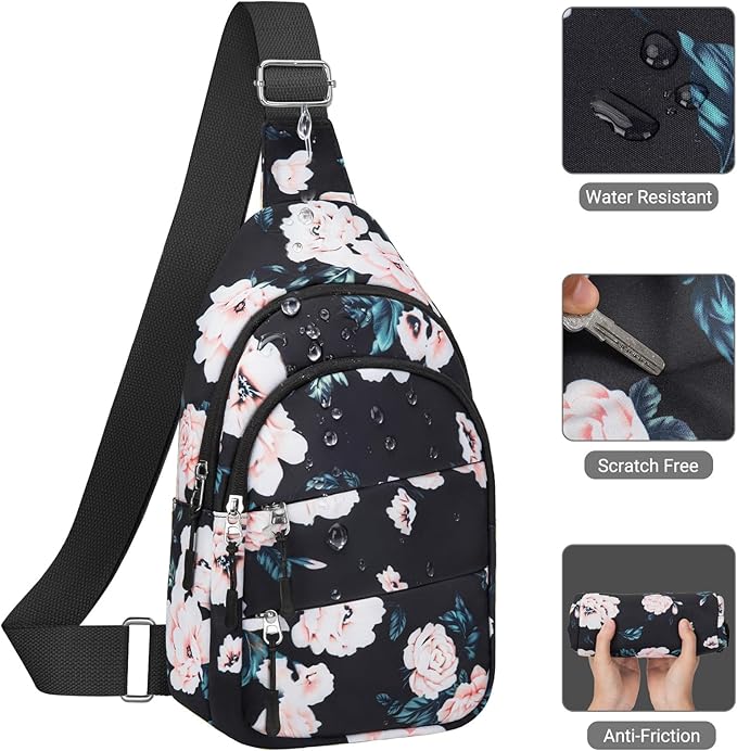Tuwubi Crossbody Bags for Women, Sling Bag for Men, Small Hiking Backpack Anti - Image 5