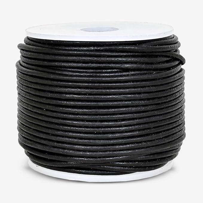 GENIQUE Real/Genuine Round Leather String Cord - Image 2