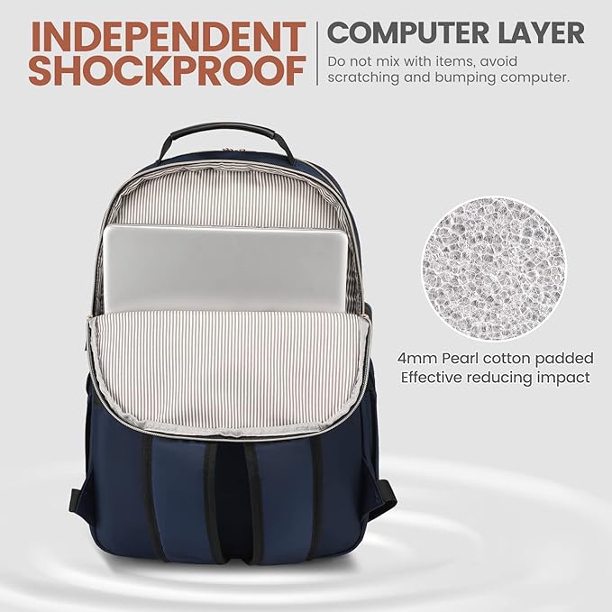 LOVEVOOK Laptop Backpack for Women 15.6 inch, Cute Womens Travel Backpack Purse - Image 4