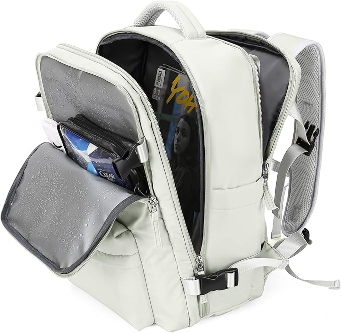 WONHOX Large Travel Backpack Carry on Flight Approved Laptop Work Business by WONHOX