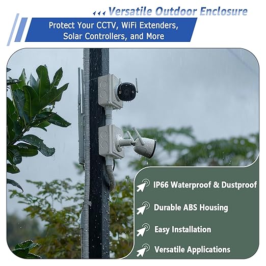NineLeaf Junction Box, Waterproof Electrical Box IP66 Water Resistant Dustproof - Image 2