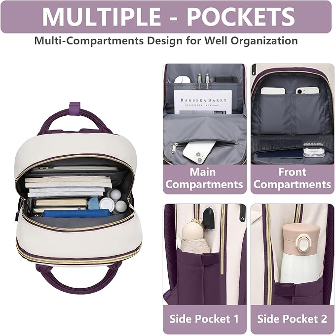 Laptop Backpack for Women Work Bag - Image 3