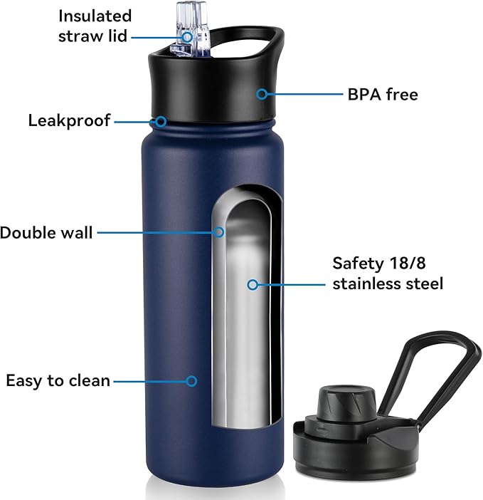 24oz Insulated Water Bottle - Image 2