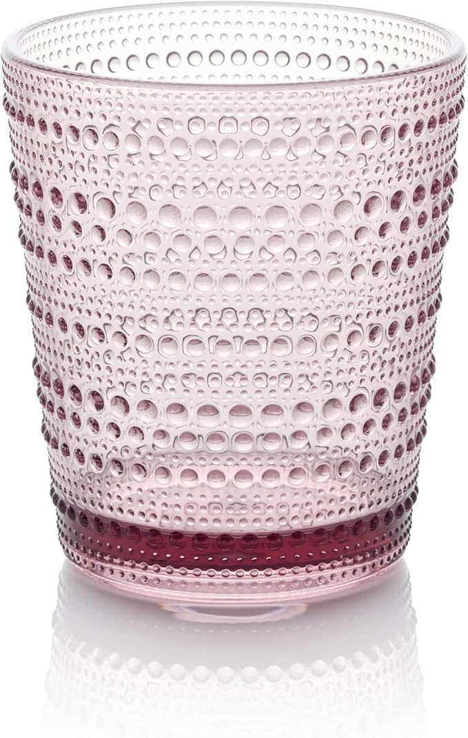 Santa Fe Plum Set of 6 Premium Acrylic DOF Glasses 16 oz – Unbreakable Drinkware - Image 2