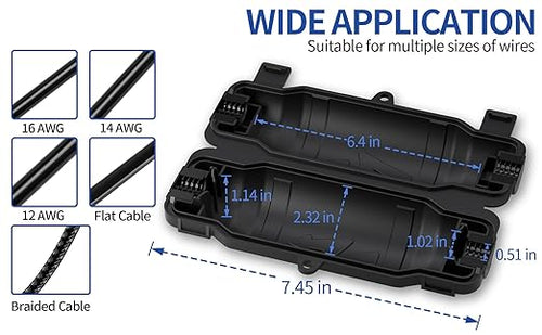 9 Pack Outdoor Extension Cord Safety Cover - Image 2