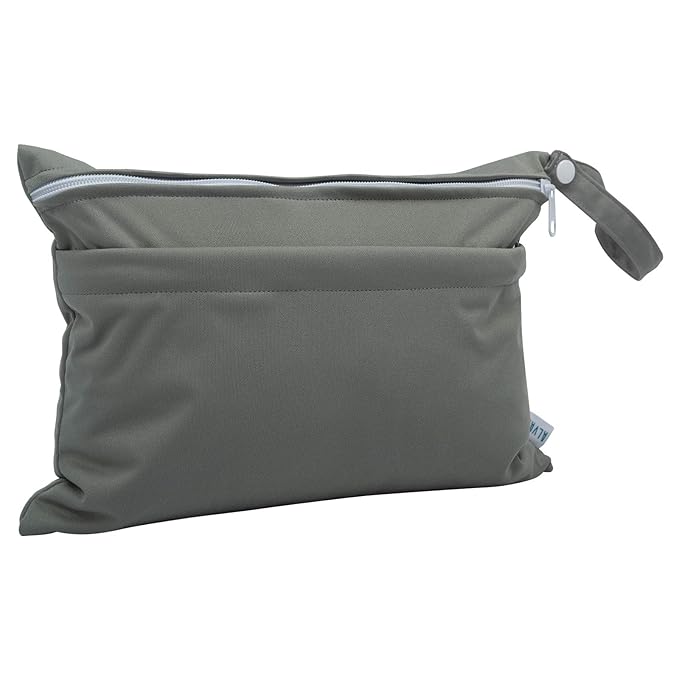 ALVA ALVABABY 3pcs Baby Cloth Diaper Wet/Dry Bags|Waterproof Reusable - Image 5
