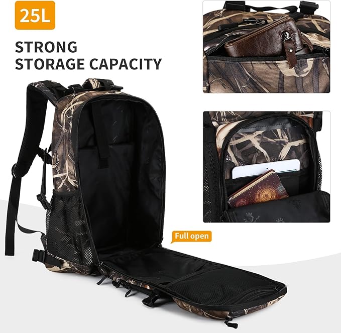 HUNTVP Tactical Backpack Military MOLLE Backpack Hunting Rucksack Gear Assault - Image 5