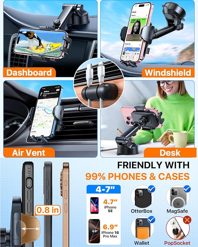 HTU 2026 Ultimate Best【True Military-Grade & Safety Cert】Car Phone - Image 5