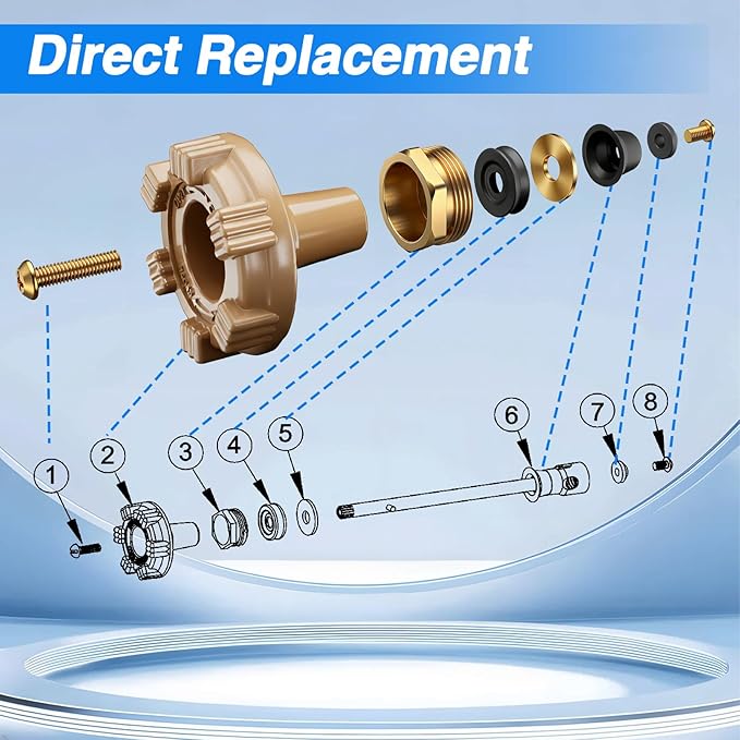 Outside Wall Faucet Repair Kit Compatible - Image 5