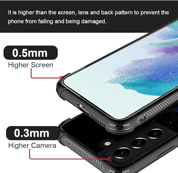 for Samsung Galaxy S22 Case, Galaxy Fox Wolf Pattern Graphic Design Girl Boy - Image 5