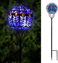 VCUTEKA Solar Lights Outdoor Garden Decor Mosaic Solar Garden Lights Waterproof by VCUTEKA