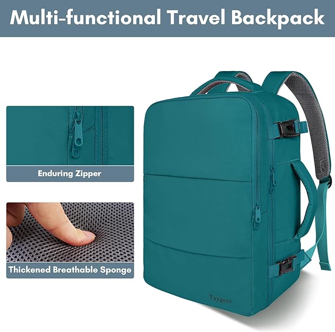 Taygeer Carry on Backpack for Men Women, Luggage Laptop Backpack for Airplane - Image 8
