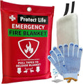 Protect Life Saving Emergency Fire Blankets 1 Pack by ProtectLife