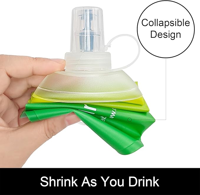 WILDREEDS 500ml Soft Flask, TPU Collapsible Soft Water Bottle - Image 3