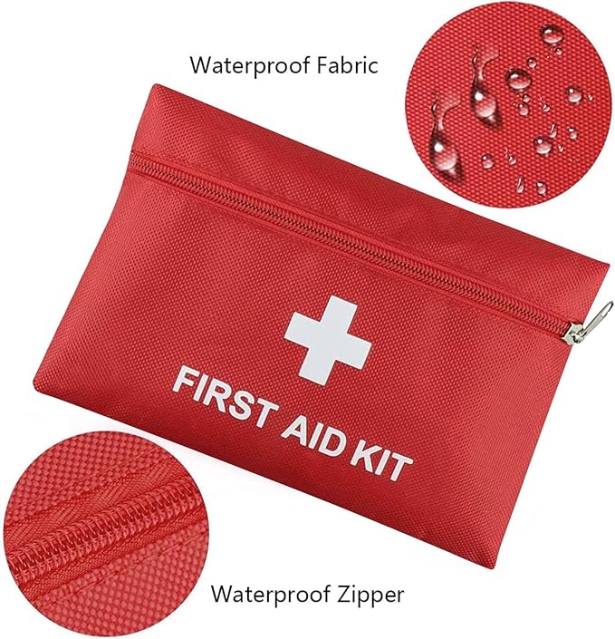 AOUTACC 12 Pack First Aid Kit Empty Bag, Travel Empty First Aid Kit Pouch Bag - Image 2