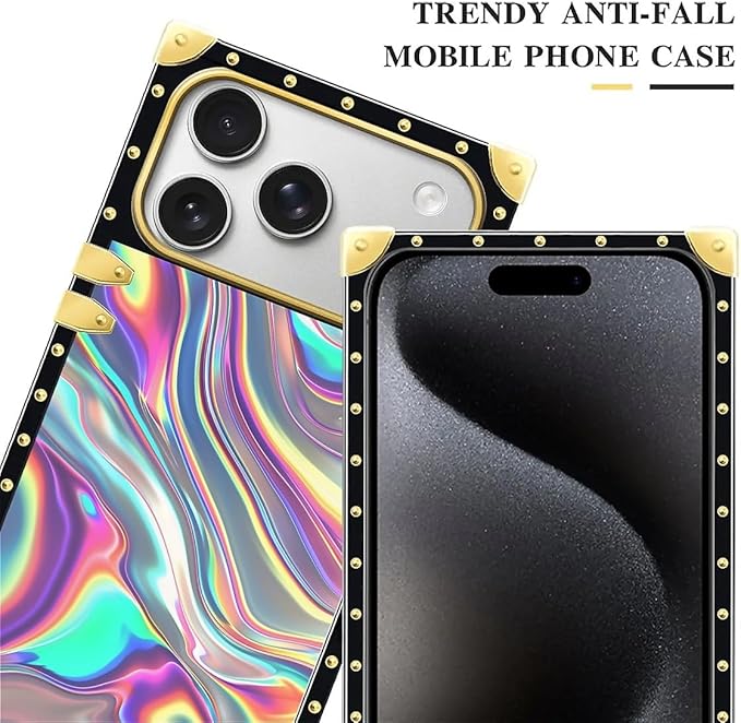 for iPhone 17 Pro Case Luxury Golden Decoration - Image 4