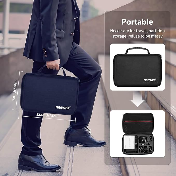 NEEWER 50 in 1 Action Camera Accessory Kit Compatible - Image 2