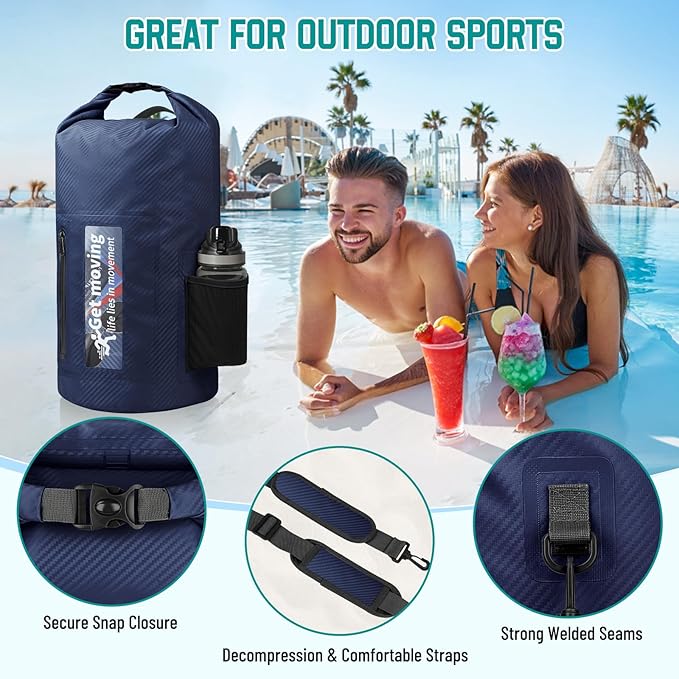 BKNOOU Dry Bag Waterproof Backpack - Image 2