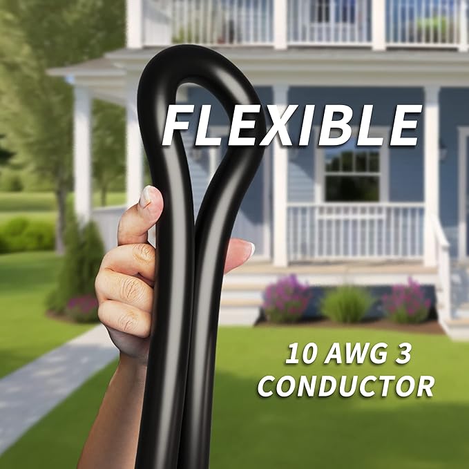 PlugSaf 25 FT 30 Amp RV Extension Cord Outdoor, Flexible Heavy Duty 10/3 Gauge - Image 6