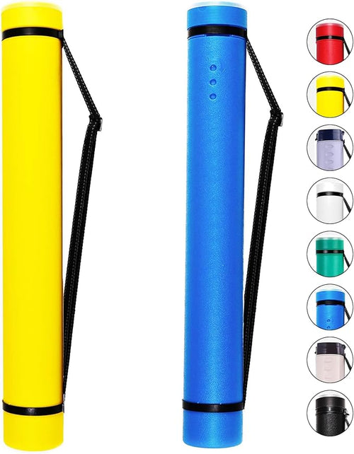 2-Pack Extendable Poster Tubes Expand from 24.5” to 40” by CalPalmy