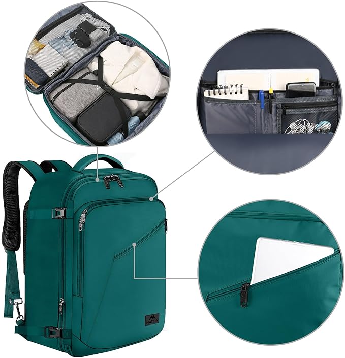 MATEIN Travel Backpack Large, Water Resistant Carry on Backpack - Image 8