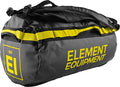 Element Equipment Trailhead Duffel Bag Shoulder Straps Waterproof Black/Yellow by ElementEquipment