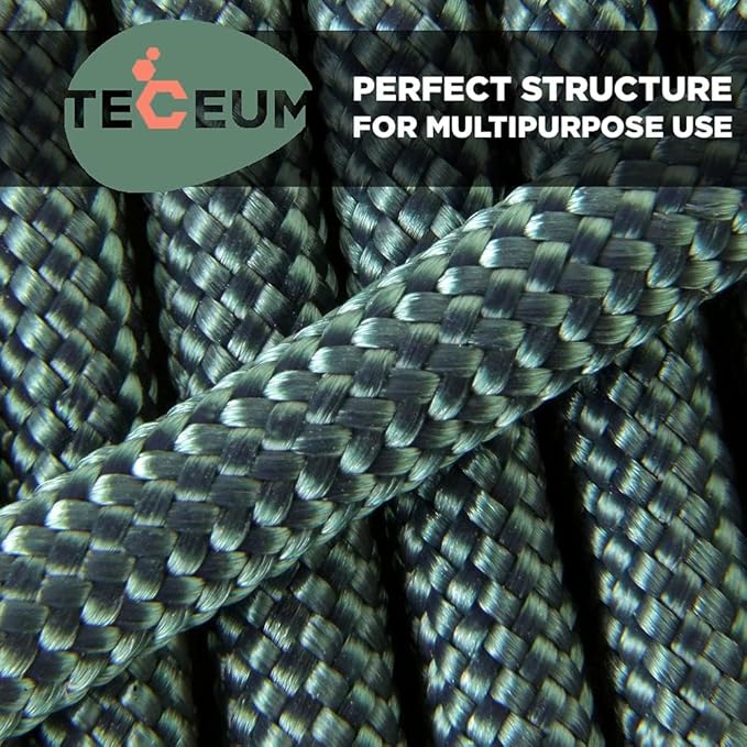 TECEUM Reflective Paracord Rope 1000 – 1000ft/200ft/100ft/50ft – 40+ Colors – - Image 5