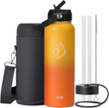BUZIO 40oz Insulated Water Bottle, Triple Wall Vacuum Stainless Steel Water by BUZIO