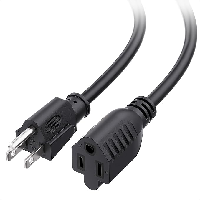 Cable Matters 16 AWG Heavy Duty 13A Long Power Extension Cord - 50ft by CableMatters