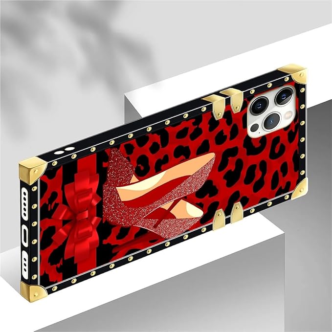 Compatible with iPhone 12 Pro Max Case, Elegant High Heels Luxury Golden - Image 4