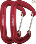 12kN 3.2"x2" Heavy-Duty Carabiner Clips by Outmate