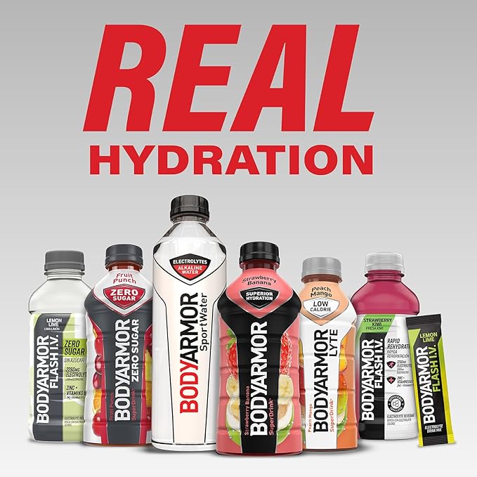 BODYARMOR Flash IV Electrolyte Packets, Strawberry Kiwi, Lemon Lime, & Tropical - Image 7