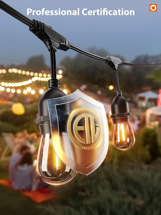 addlon 72FT LED Outdoor String Lights - Image 4
