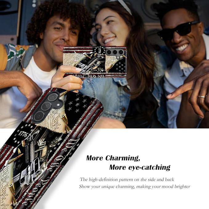 Compatible for Samsung Galaxy A15 5G Case, Dual Layer Heavy Duty 2 in 1 - Image 4