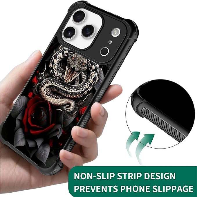 for iPhone 17 Pro Case, for MagSafe Graphic Design for Girl Boy Soft Silicone - Image 3