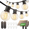 addlon 200FT Solar String Lights Outdoor Waterproof by addlon