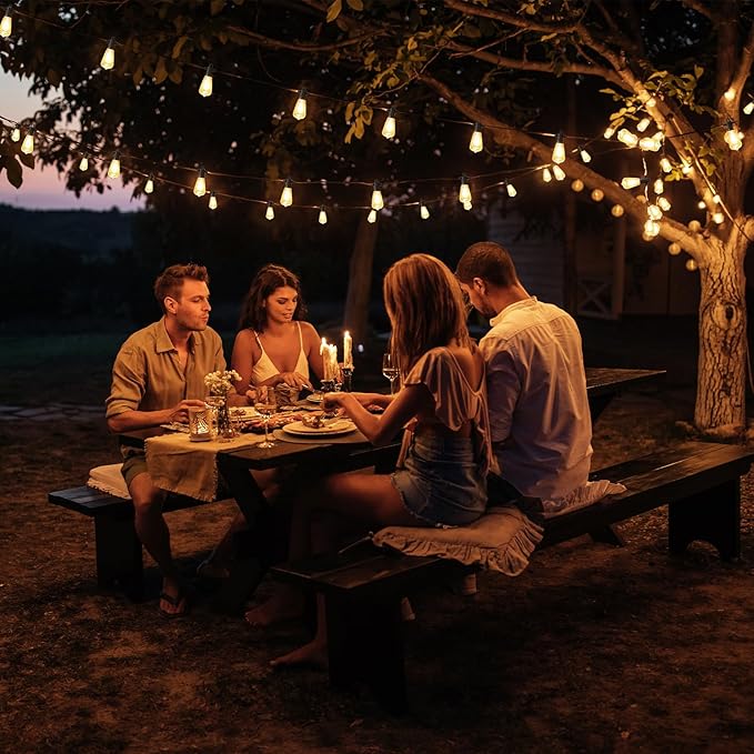 FOOMAN LED Outdoor String Lights, 500FT Outside Waterproof Hanging Patio Lights - Image 9