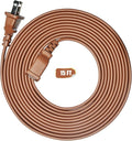 Brown Extension Cord 15FT Flat Extension Cord by Jplenty