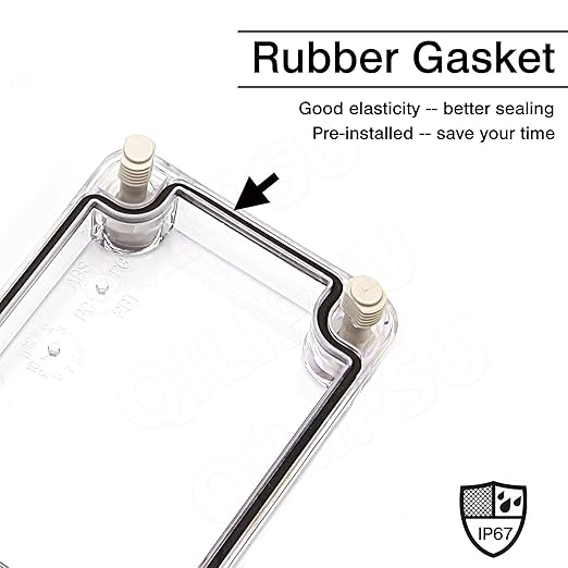 QILIPSU Junction Box with Mounting Plate 110x80x70mm - Image 5